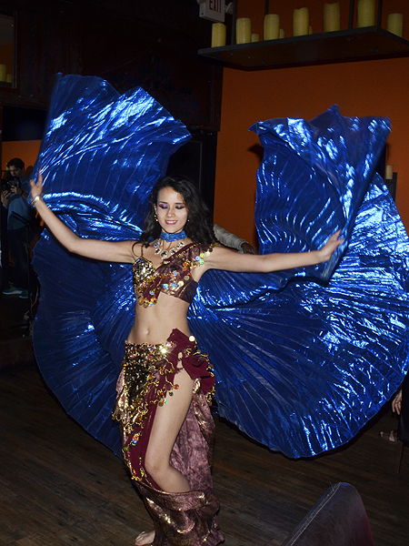Belly Dancer performs at Origin India - Photo credit: Stephen Thorburn