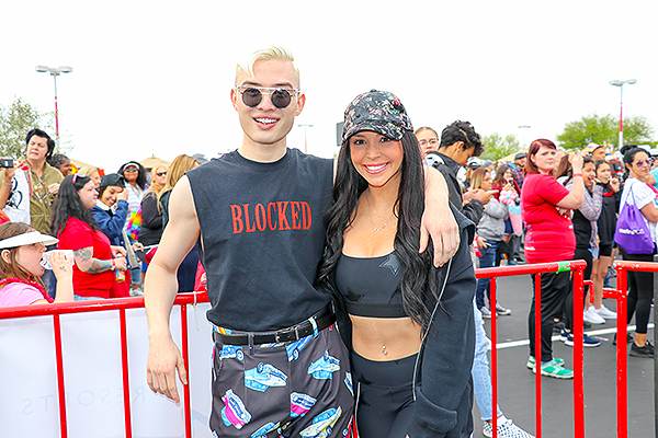 Sex Tips Chester Lockhart and Scheana Shay guest host the 28th Annual AIDS Walk Las Vegas Credit Madison Freedle one7communications