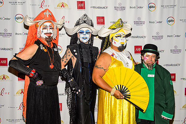 Sin Sity Sisters of Perpetual Indulgence show their support for Golden Rainbow Credit Brenton Ho