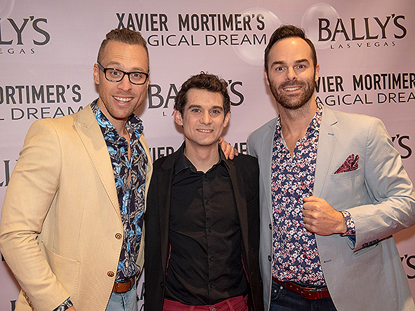 Xavier Mortimer and The Naked Magicians on the Red Carpet