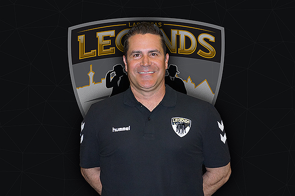 Las Vegas Legends FC women Asst Coach Nelson Medina