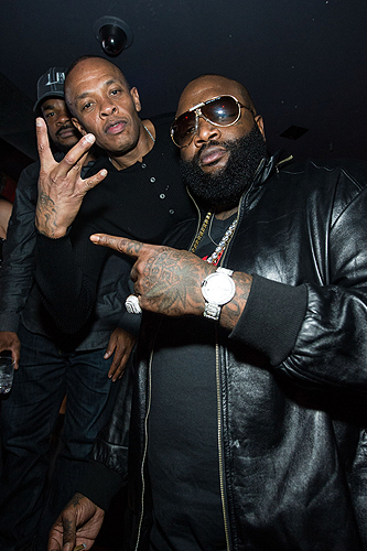 Dr Dre and Rick Ross Beats by Dre party Marquee Nightclub