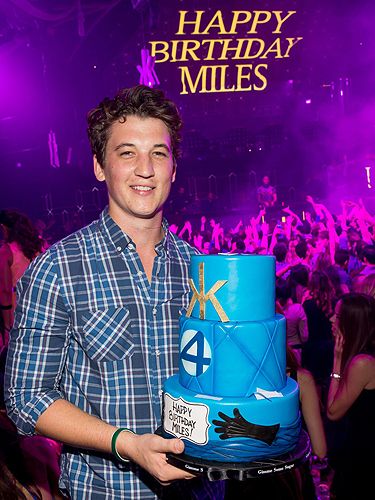 Hakkasan Nightclub Miles Teller Birthday Cake