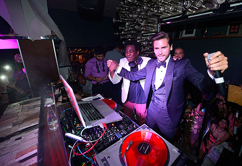 Scott Disick raps with DJ Reach at Hyde Bellagio Las Vegas 5.26.13