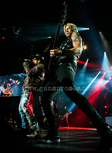 05.31 Duff McKagan with Axl Rose The Joint Photo Credit Katarina Benzova