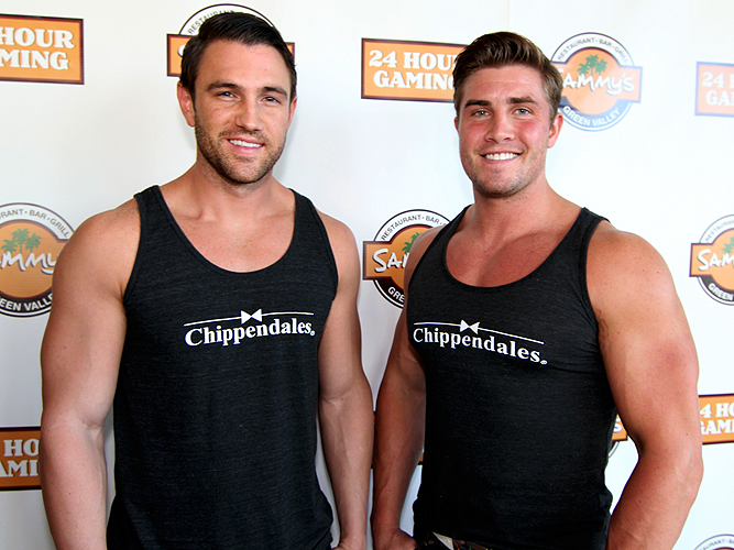 Mikey Cross and Gavin McHale from Chippendales