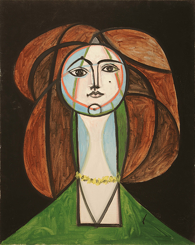 Bellagio Picasso femme au collier jaune