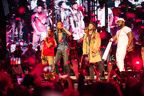 Wiz Khalifa Ty Dolla Sign Ludacris and 50 Cent Perform at the Official Billboard Music Awards After Party at Drais Nightclub 5.22.16 2