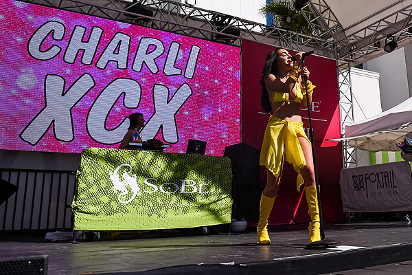 Charli XCX at Foxtail Pool over Labor Day Weekend