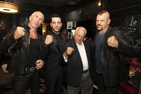 Dee Snider Criss Angel Tommy Lasorda and Chuck Liddell at Criss Angel HELP Sept 12 Jerry Metellus
