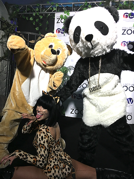 Character performers Saturn Reyes Jenn Ranalli Neon B. Carter