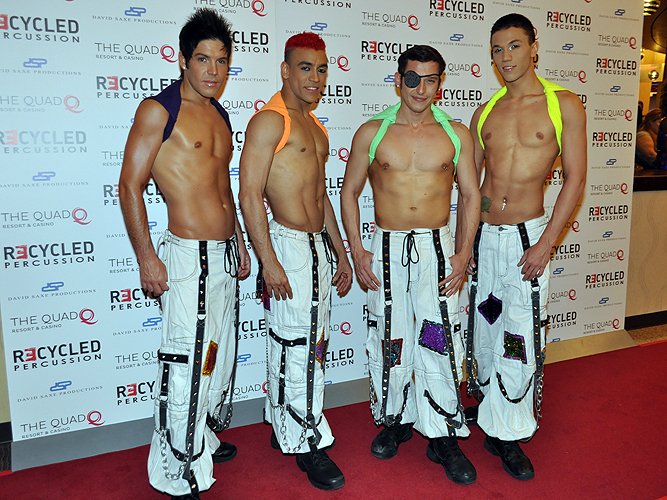 Recycled Percussion Dancers from Divas Las Vegas 21430