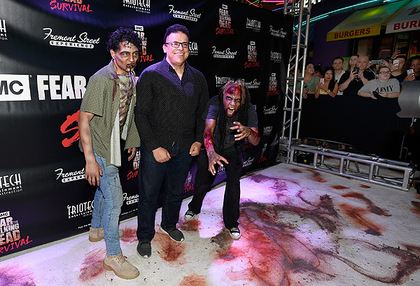 Triotech Founder Ernest Yale at Fear the Walking Dead Survival Grand Opening at FSE in Las Vegas credit Las Vegas News Bureau