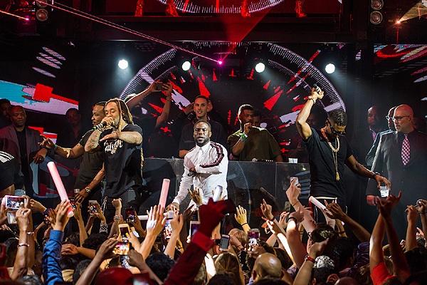 Ty Dolla ign Kevin Hart Usher at the Official HartBeat Weekend After Party Hosted by Kevin Hart at Marquee Nightclub1