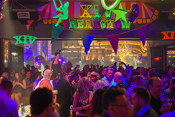 Hyde Bellagio celebrated Halloween with a XIV Freakshow themed bash 10.31.17
