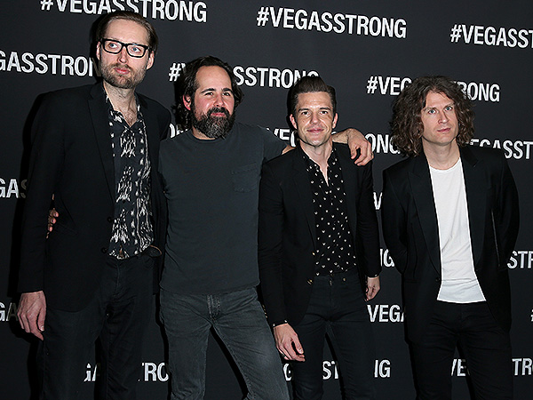 The Killers at Vegas Strong Benefit Concert. Credit Judy Eddy WENN