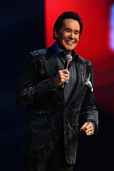 Wayne Newton Presents at Vegas Strong Benefit Concert