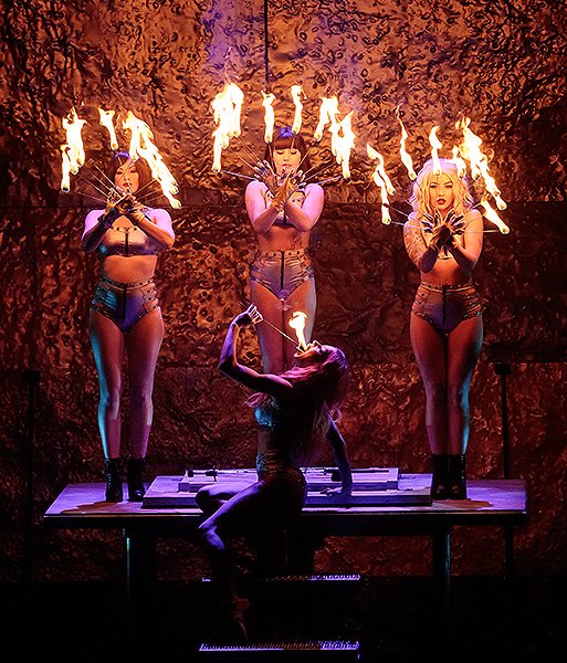 The Fuel Girls Perform in INFERNO at Paris Las Vegas Credit Erik Kabik 2