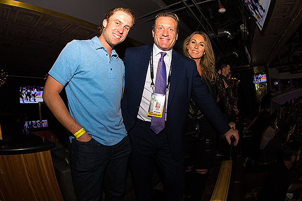 Brett Jeremy and Tracy Roenick at Hyde Lounge at T Mobile Arena May 30