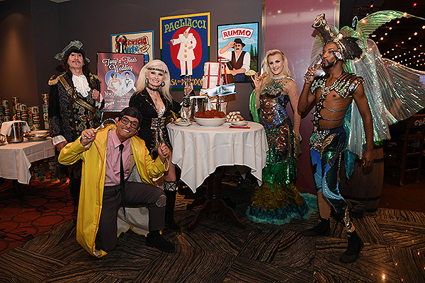 WOW at Tony n Tinas Wedding Opening Night Celebration at Buca di Beppo inside Ballys Las Vegas Friday June 15
