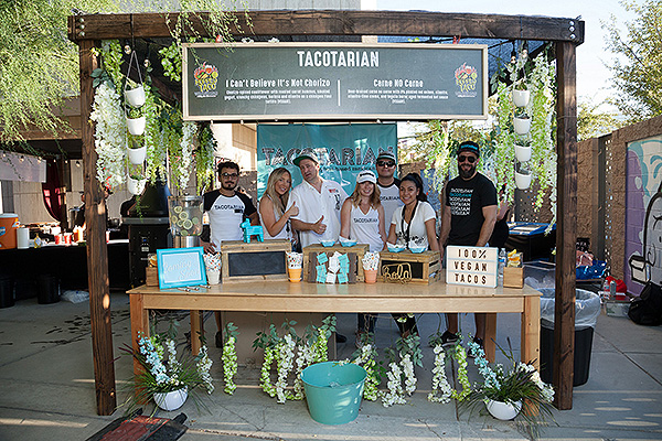Hopped Taco Tacotarian Booth