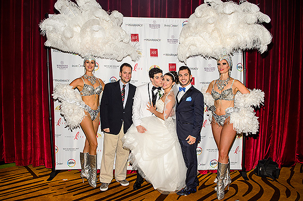 Cast members from Tony N Tinas wedding join in on the fun at Ribbon of Life Credit Brenton Ho