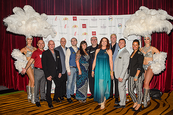 Golden Rainbow board members at Ribbon of Life Credit Brenton Ho