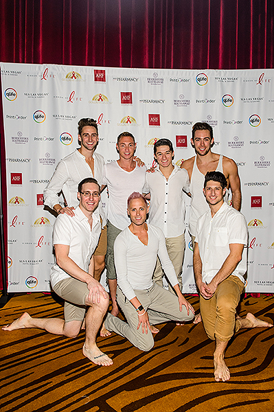 Ribbon of Life performers pose for pictures on the red carpet Credit Brenton Ho