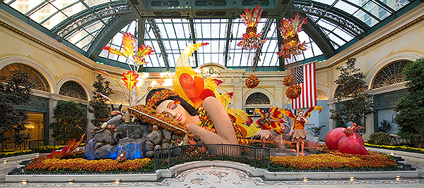Bellagio Conservatory Fall Display West Garden1
