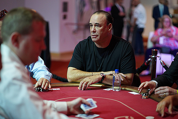 Jon Taffer at the Keep Memory alive Texas Hold em charity Poker Tournament on Sept. 21