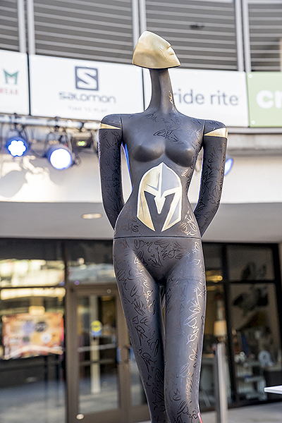 Vegas Golden Knights Mannequin Photo Credit Joel Cada