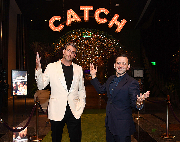 Mark Birnbaum and Eugene Remm at CATCH Las Vegas Grand Opening 3 Getty Images Denise Truscello