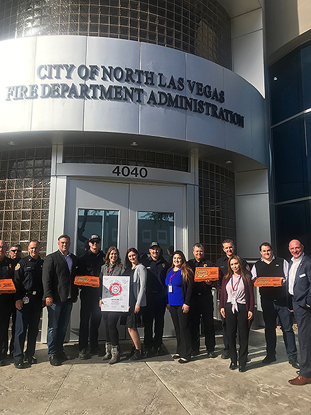 BELFOR Las Vegas with North Las Vegas Fire Department
