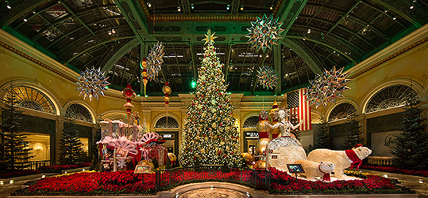 Bellagio Conservatory West Garden Holiday 2018