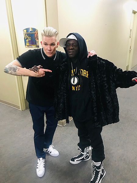 Mark McGrath and Flavor Flav