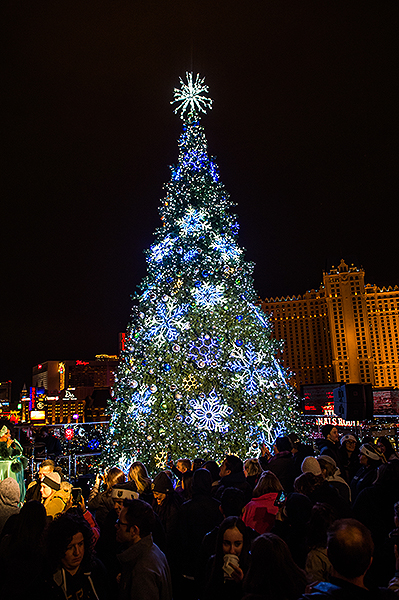 The Cosmopolitan of Las Vegas Tree Lighting 1