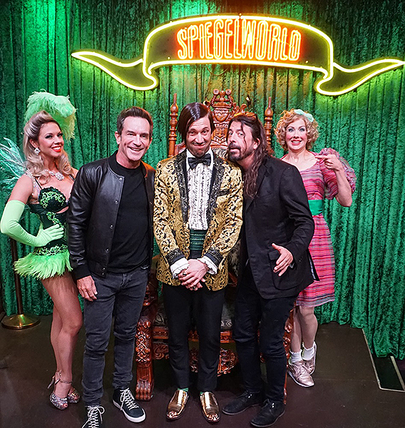 Jeff Probst and Dave Grohl attend ABSINTHE 12.27.18 Credit Joseph Sanders Spiegelworld Photography 1