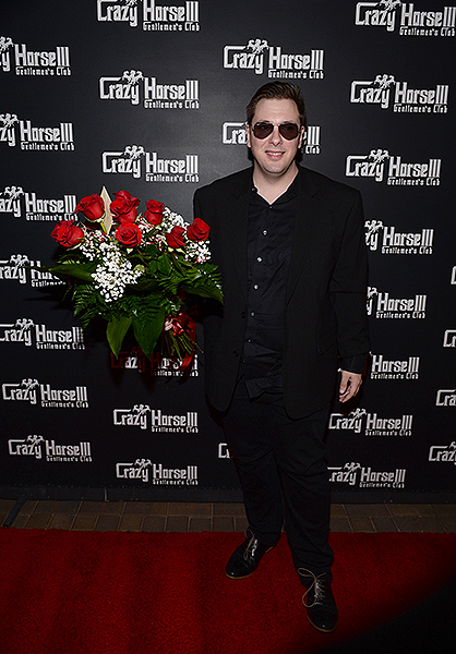 Colt Johnson Arrives at Crazy Horse 3 with Bouquet