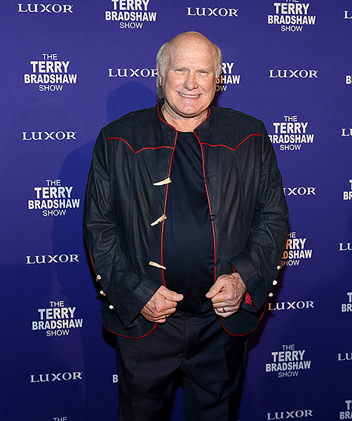 Terry Bradshaw walks the red carpet during the premiere of his show The Terry Bradshaw Show at Luxor Hotel and Casino in Las Vegas