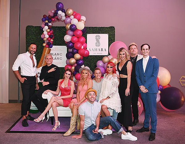 BLANC de BLANC cast and creator Scott Maidment at the shows grand opening at SAHARA Las Vegas Weds. Sept. 4