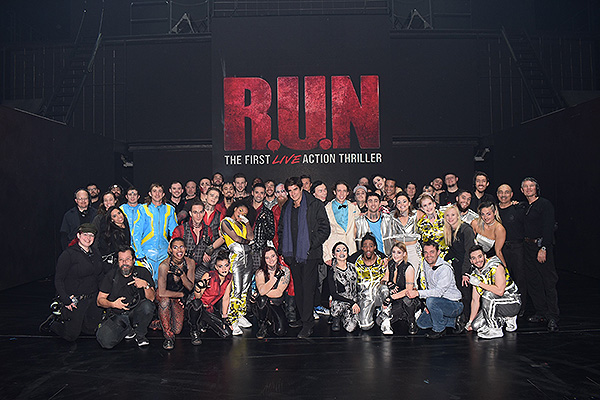 MGM Headliner David Copperfield Attends R.U.N Produced by Cirque du Soleil at Luxor Hotel and Casino 12.5.19