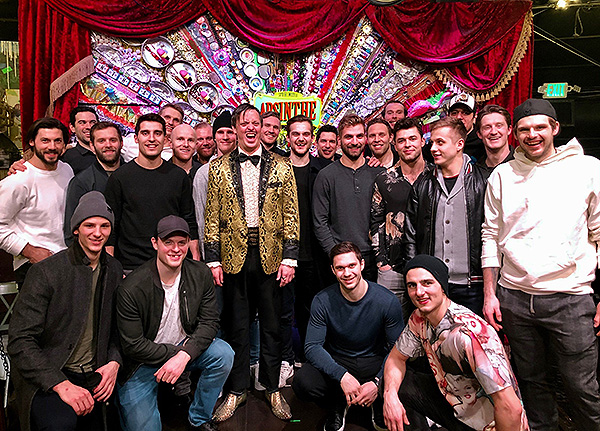 Pittsburgh Penguins Attend ABSINTHE at Caesars Palace 1.8.20 Paul MattinglySpiegelworld 2