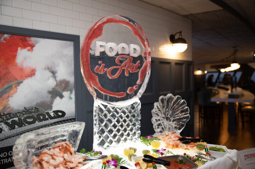 Food is Art Ice Sculpture Display - Photo courtesy of The STRAT