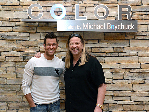 Jeff Civillico and Michael Boychuck at COLOR Salon