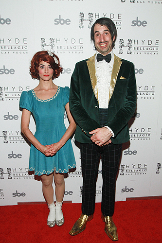 ABSINTHEs The Gazillionaire and Penny Pibbets on Red Carpet at Hyde Bellagio Las Vegas 1.29.13