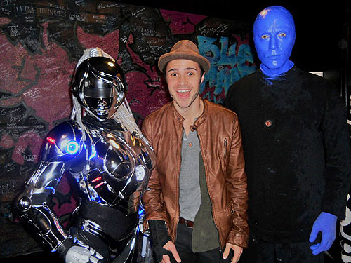 2.10.13 Kris Allen at Blue Man Group at Monte Carlo Resort and Casino