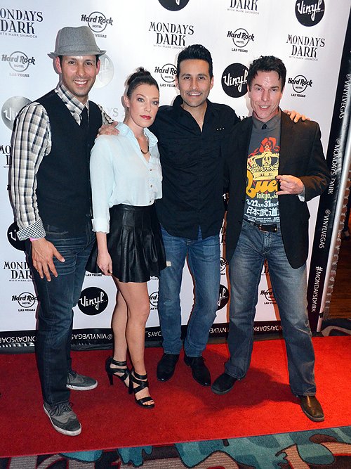 Buck Hujabre Jason Martinez Douglas Crawford Lauren Tartaglia Mondays Dark With Mark Shunock 4 Vinyl Hard Rock Hotel and Casino 31897
