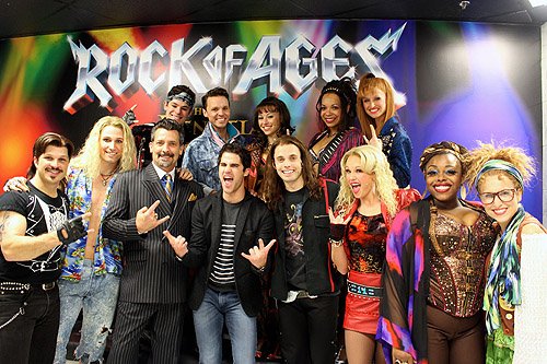 Darren Criss with full cast