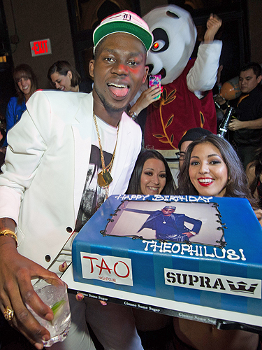 Theophilus London birthday cake SUPRA TAO