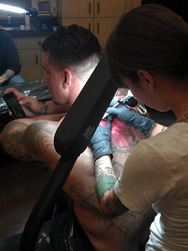 Frank Mir Club Tattoo 3 Artist Wakako